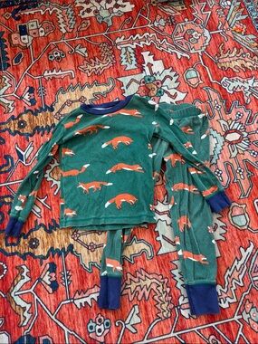 MINI BODEN Fox Pajamas